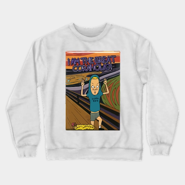 Cornholio Crewneck Sweatshirt by woleswaeh